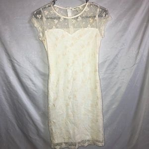 monteau short sleeve fitted dress